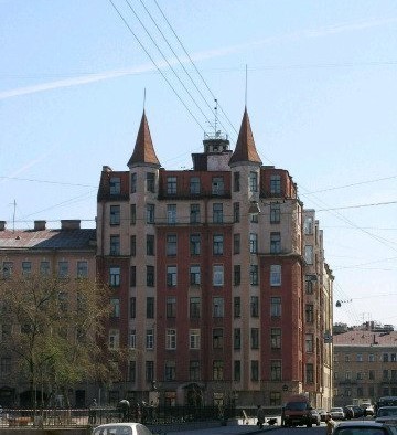 г. Санкт-Петербург, ул. Псковская, д. 8, лит. А-фасад здания
