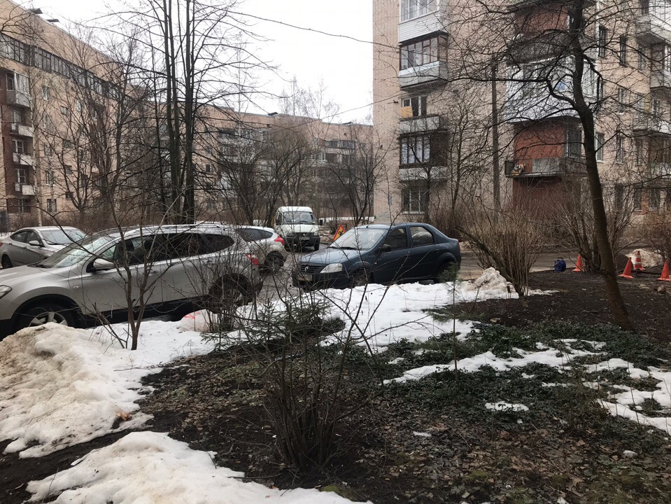 г. Санкт-Петербург, г. Пушкин, б-р. Детскосельский, д. 13-придомовая территория