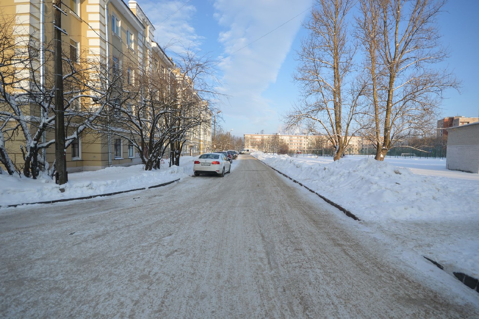 г. Санкт-Петербург, г. Пушкин, ш. Красносельское, д. 25-придомовая территория