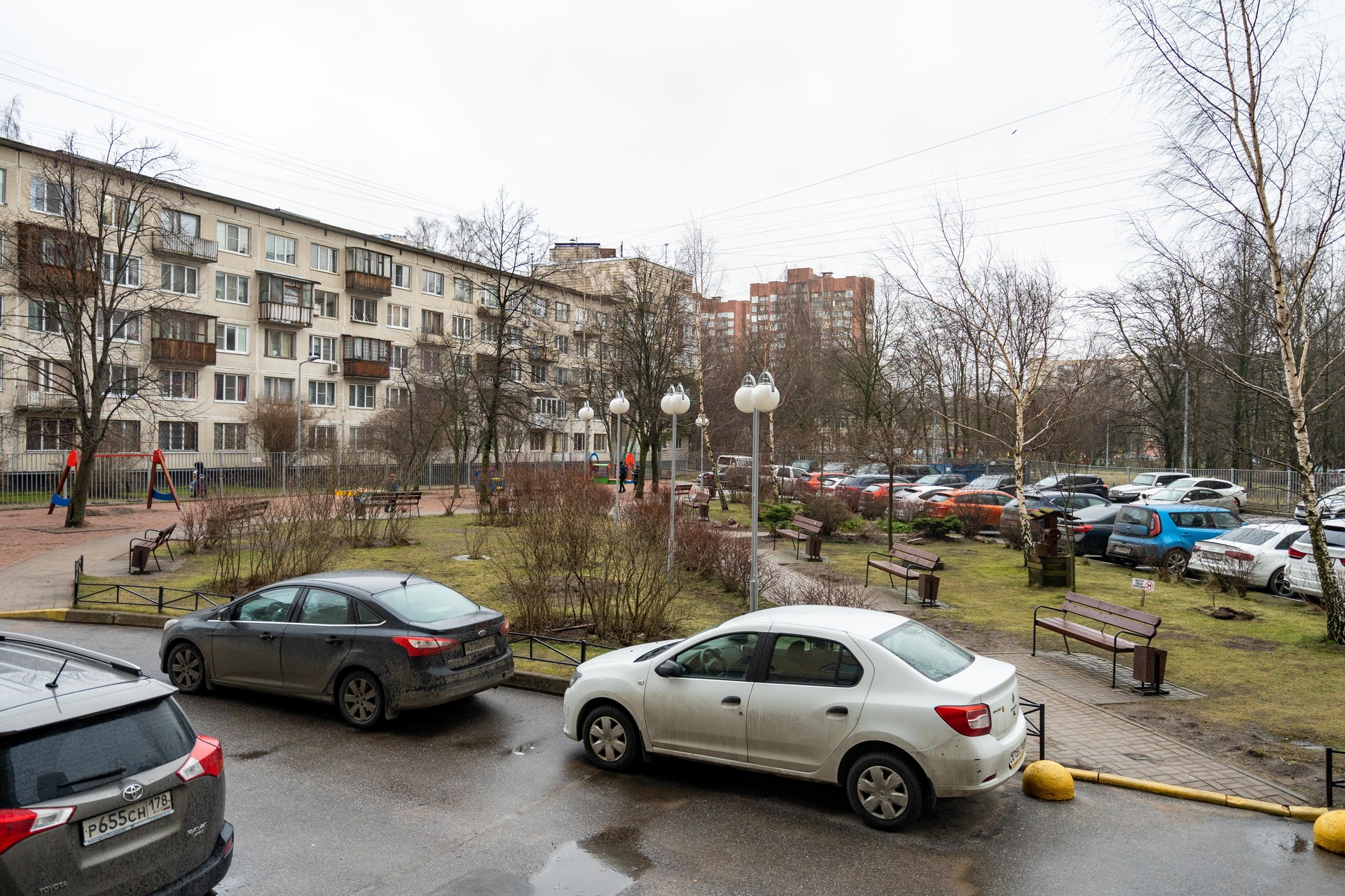 г. Санкт-Петербург, ул. Руднева, д. 9, к. 3, лит. А-придомовая территория