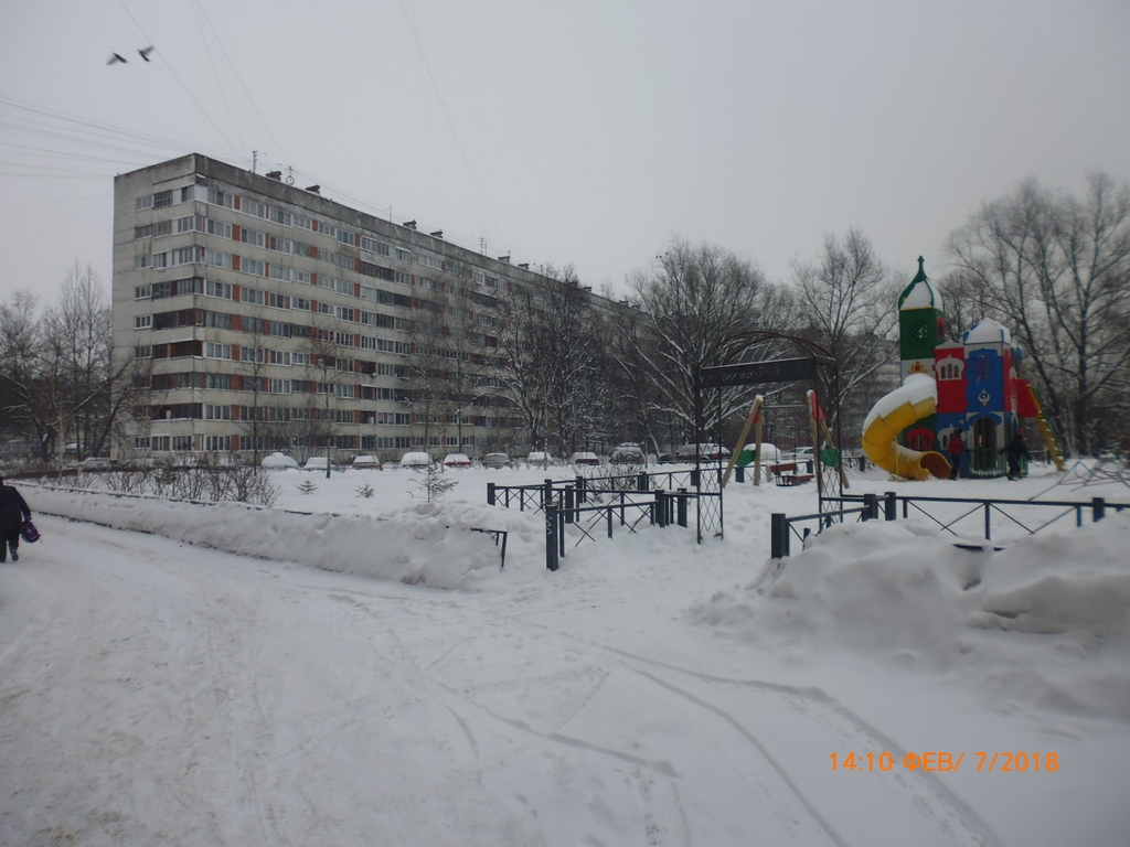 г. Санкт-Петербург, ул. Руднева, д. 27, к. 2, лит. А-придомовая территория