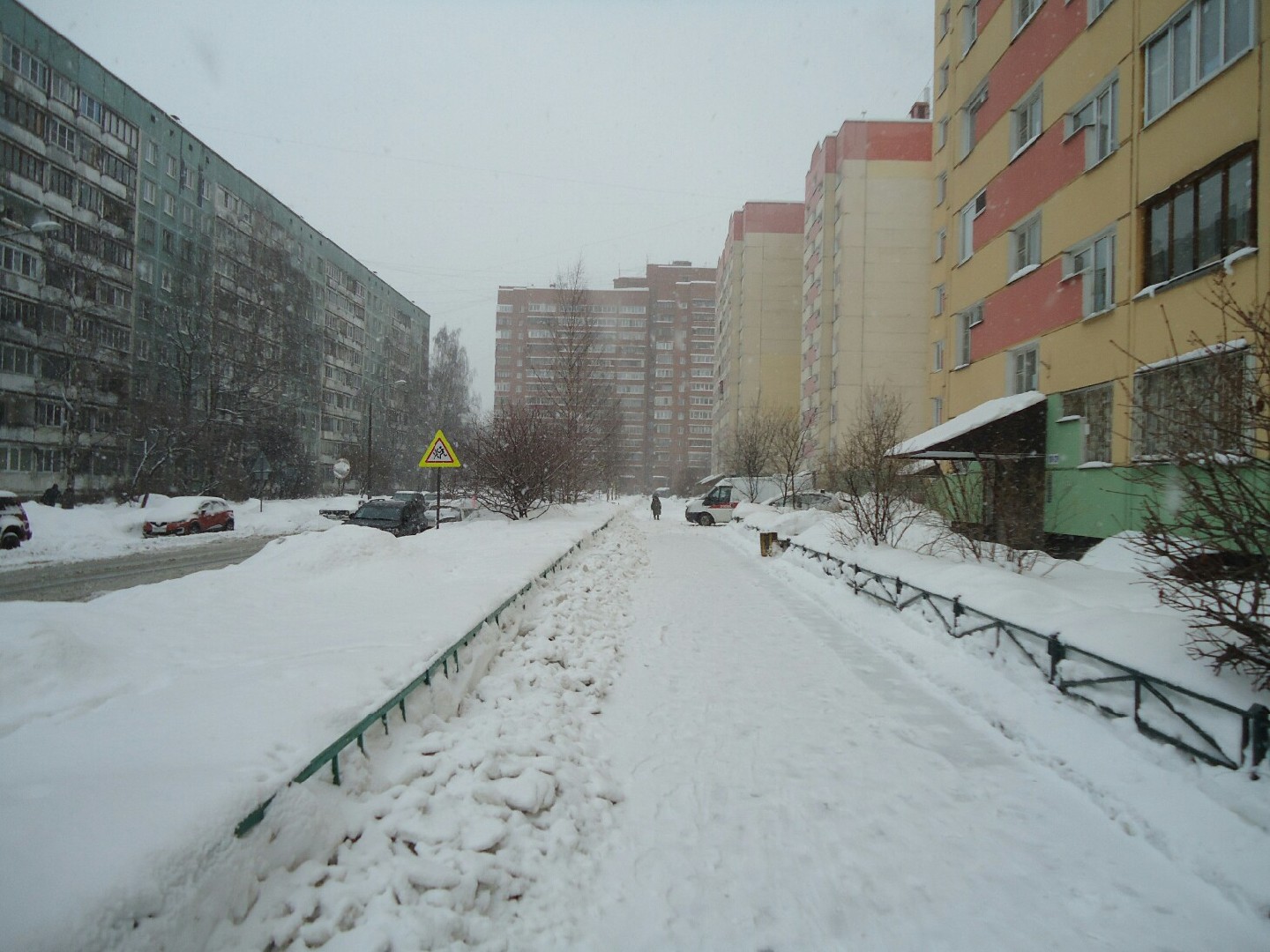 г. Санкт-Петербург, б-р. Сиреневый, д. 23, к. 1-придомовая территория