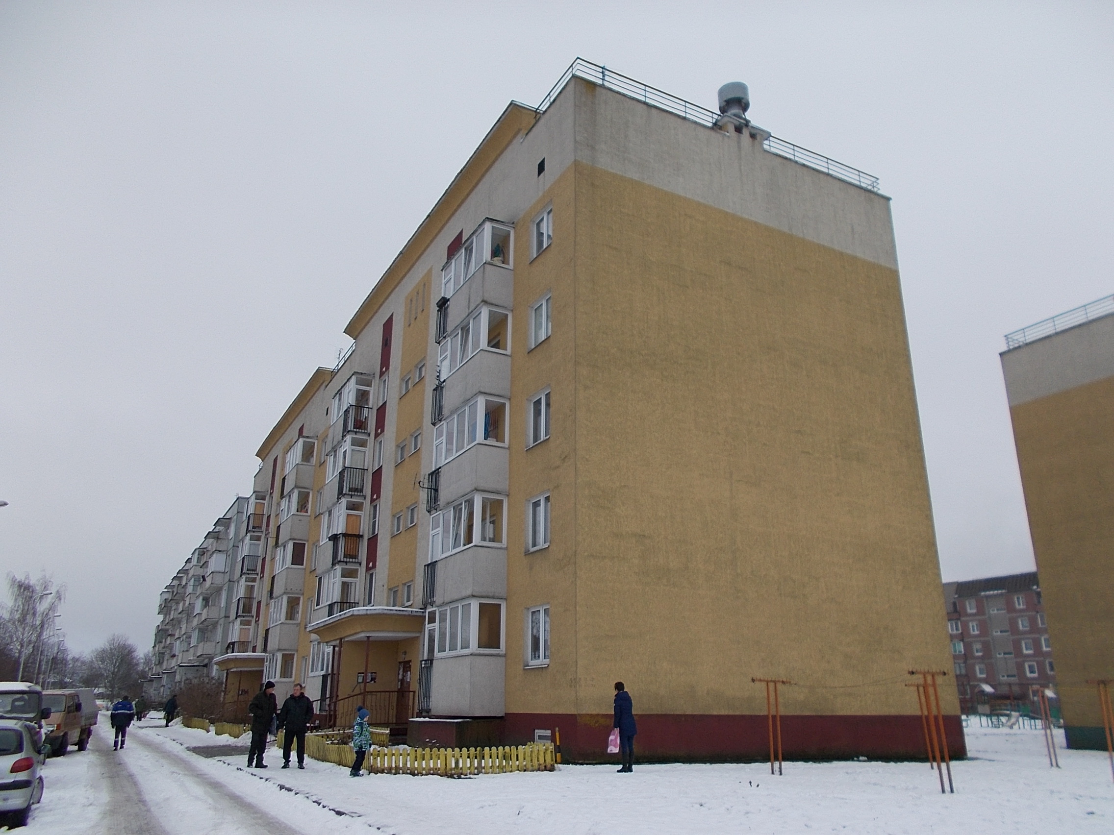 обл. Калининградская, р-н. Багратионовский, г. Багратионовск, ул. Пограничная, д. 98-фасад здания