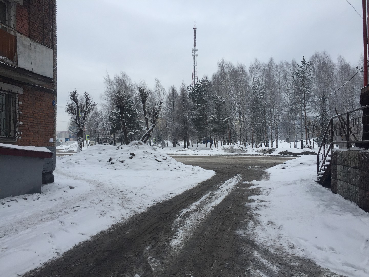 обл. Кемеровская, г. Междуреченск, ул. Кузнецкая, д. 3-придомовая территория