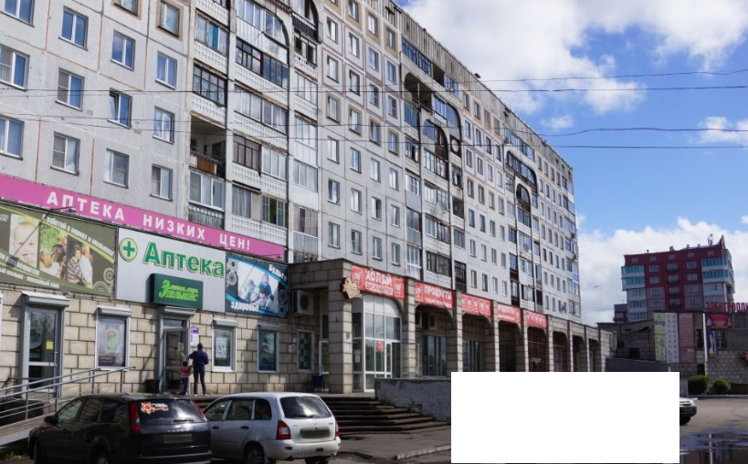 обл. Кемеровская, г. Новокузнецк, ул. Косыгина, д. 61-фасад здания
