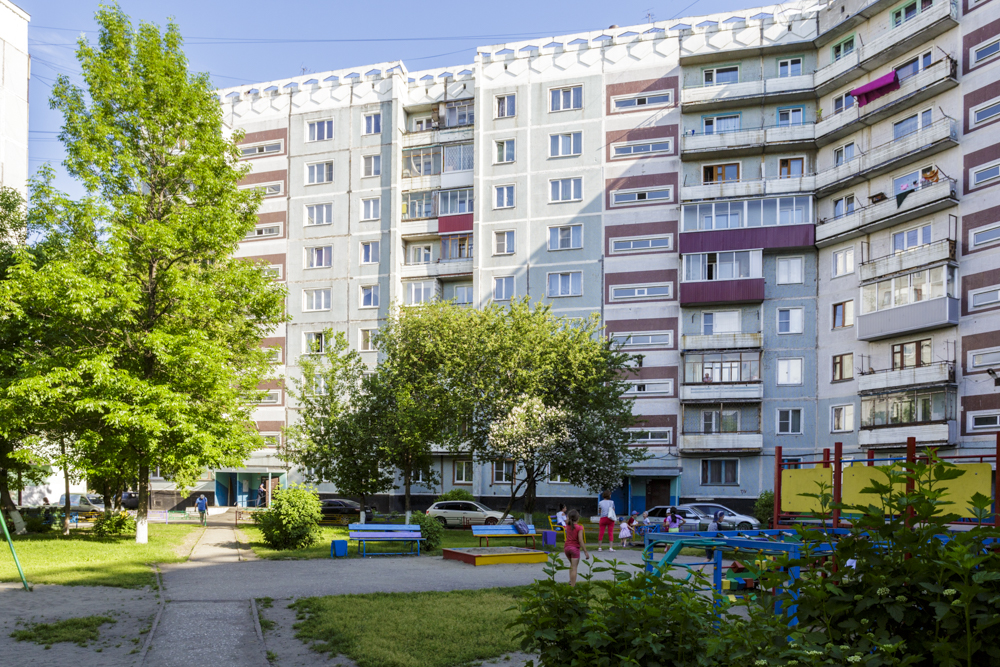 обл. Кемеровская, г. Новокузнецк, ул. Новоселов, д. 65-фасад здания