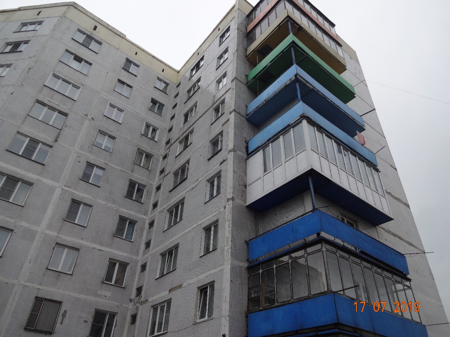 обл. Кемеровская, г. Полысаево, ул. Крупской, д. 130-фасад здания