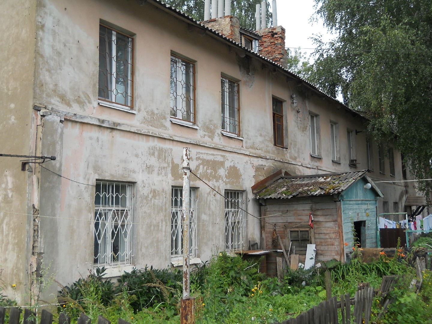 обл. Костромская, р-н. Костромской, г. Кострома, пр-кт. Речной, д. 60-фасад здания