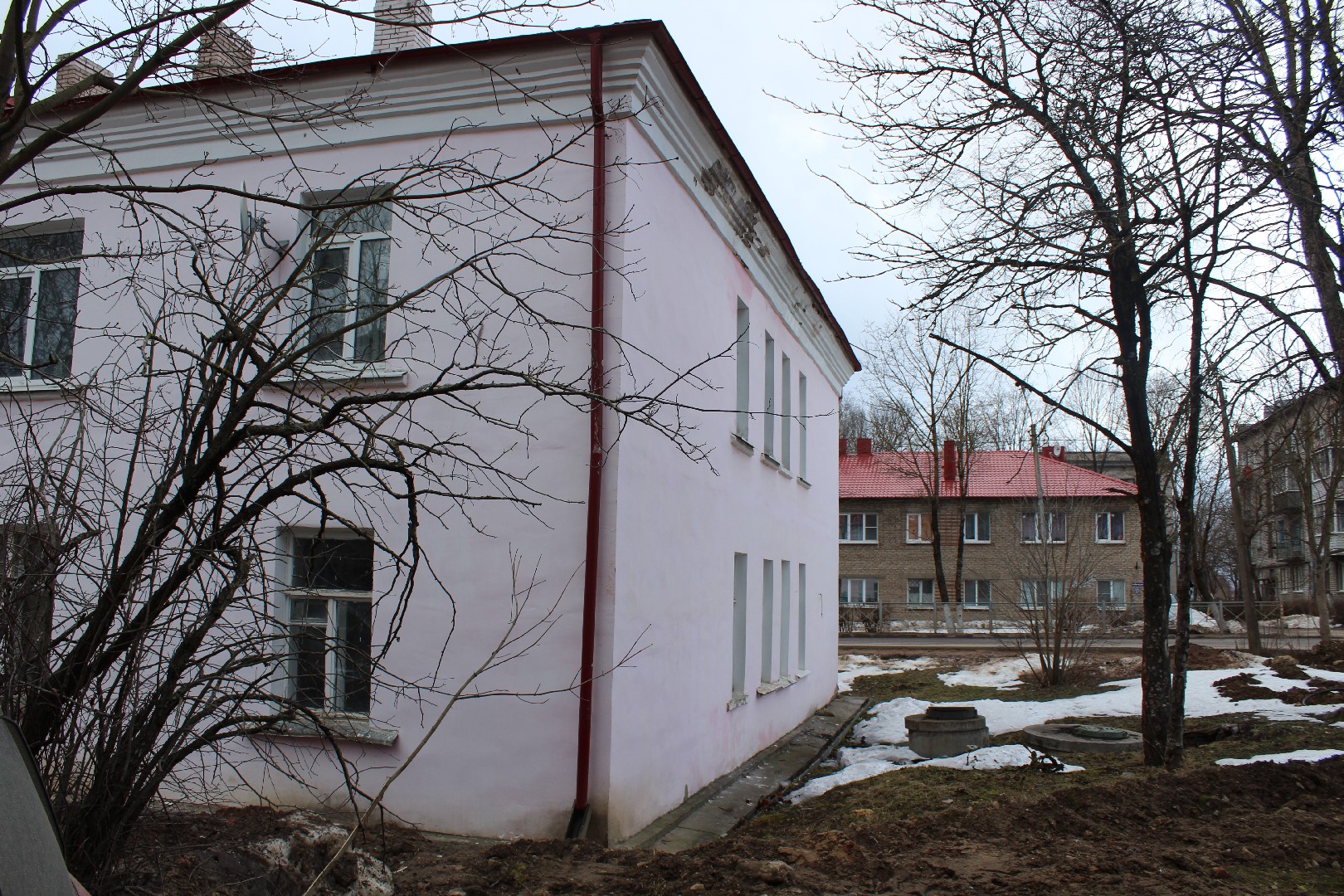 обл. Ленинградская, р-н. Волосовский, г. Волосово, пр-кт. Вингиссара, д. 84-придомовая территория