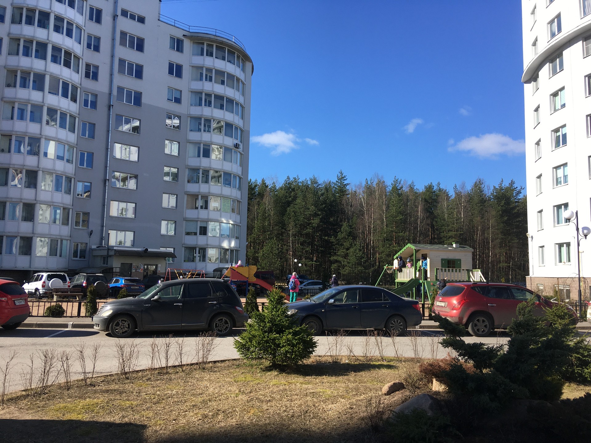 обл. Ленинградская, р-н. Всеволожский, г. Всеволожск, ул. Доктора Сотникова, д. 7-придомовая территория