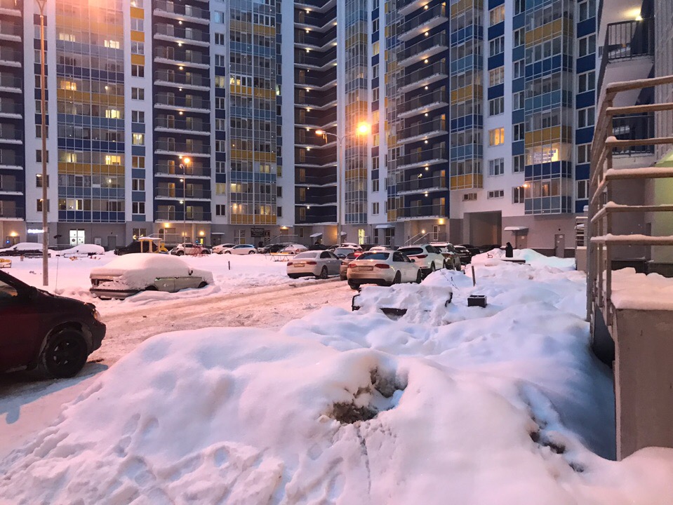 обл. Ленинградская, р-н. Всеволожский, д. Кудрово, ул. Пражская, д. 15-придомовая территория