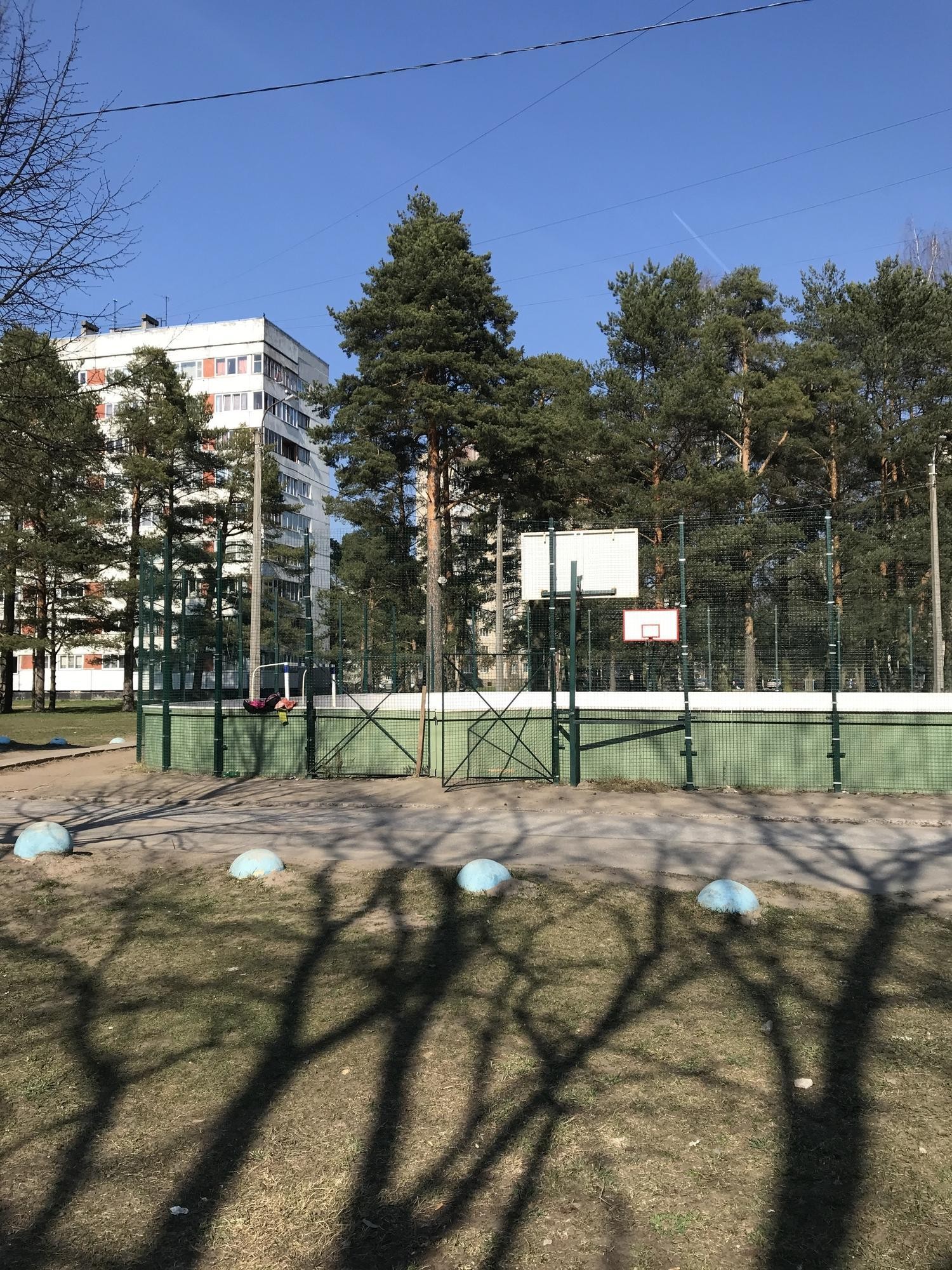 обл. Ленинградская, р-н. Кировский, пгт. Приладожский, д. 4-придомовая территория