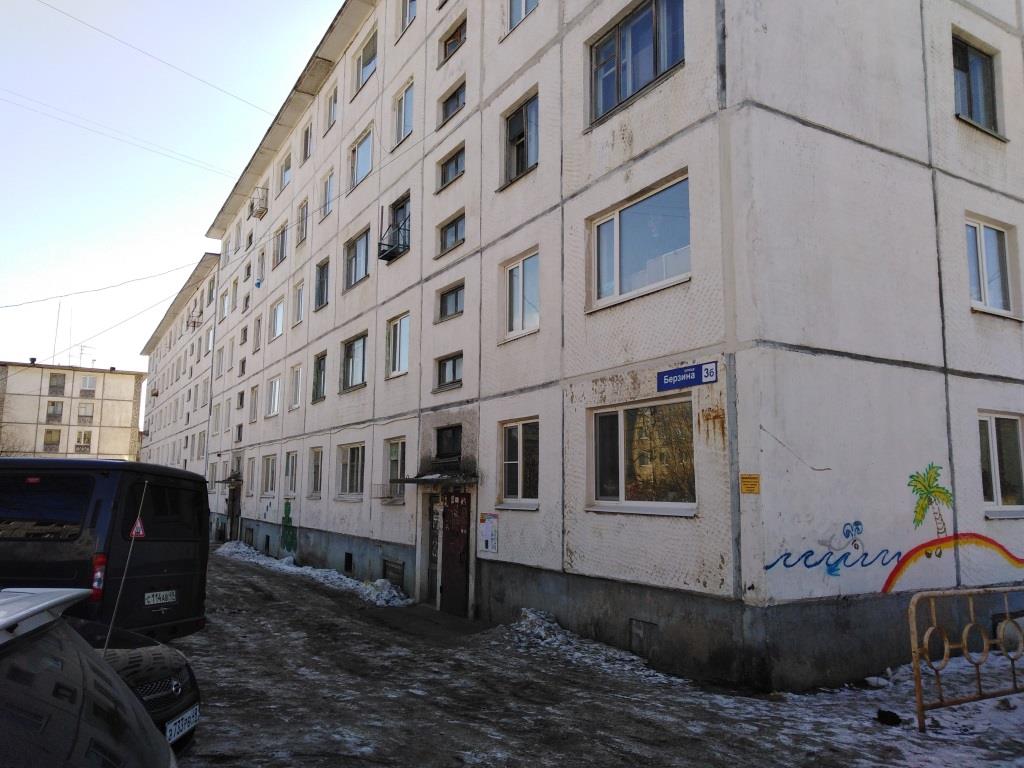 обл. Магаданская, г. Магадан, ул. Берзина, д. 3, к. Б-фасад здания