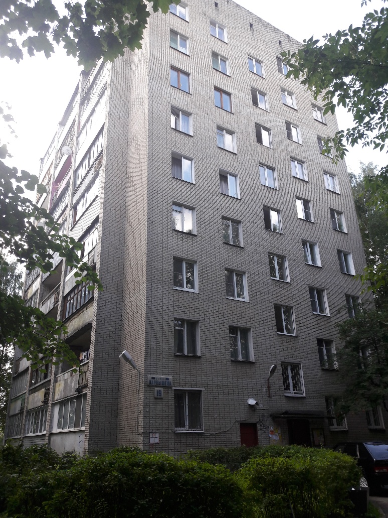 обл. Московская, г. Балашиха, ул. Карбышева, д. 19-фасад здания