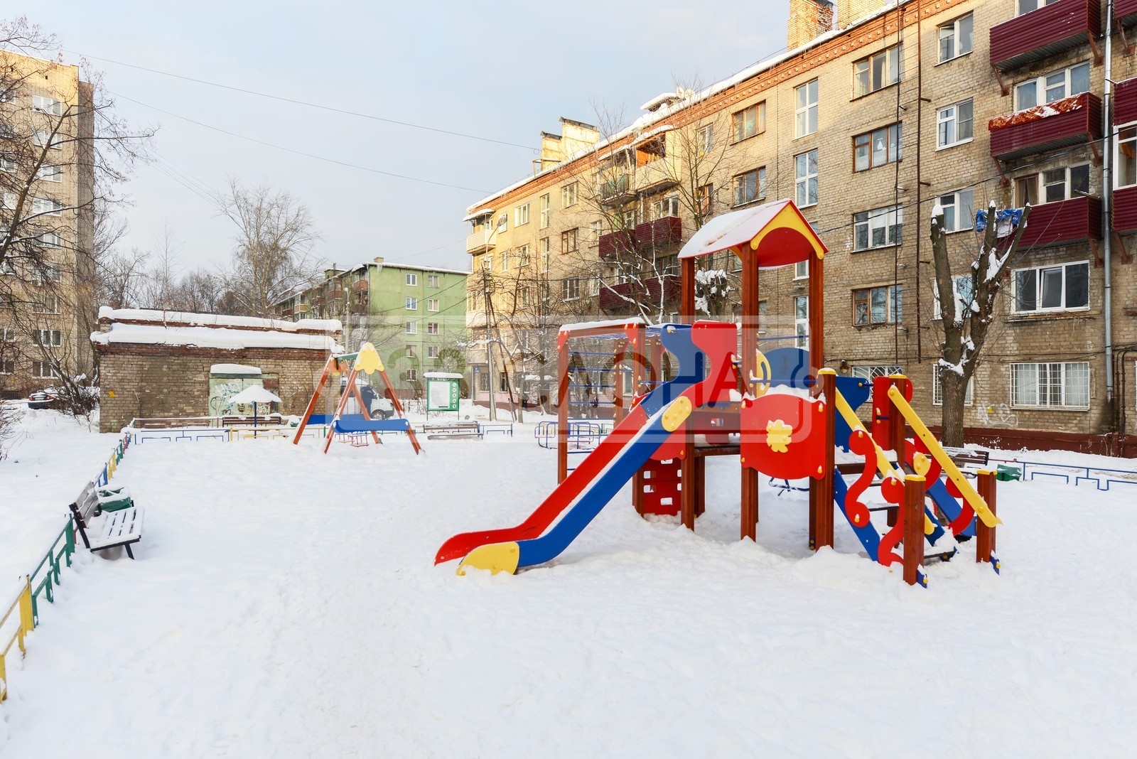 обл. Московская, р-н. Ногинский, г. Ногинск, ул. Климова, д. 40-придомовая территория