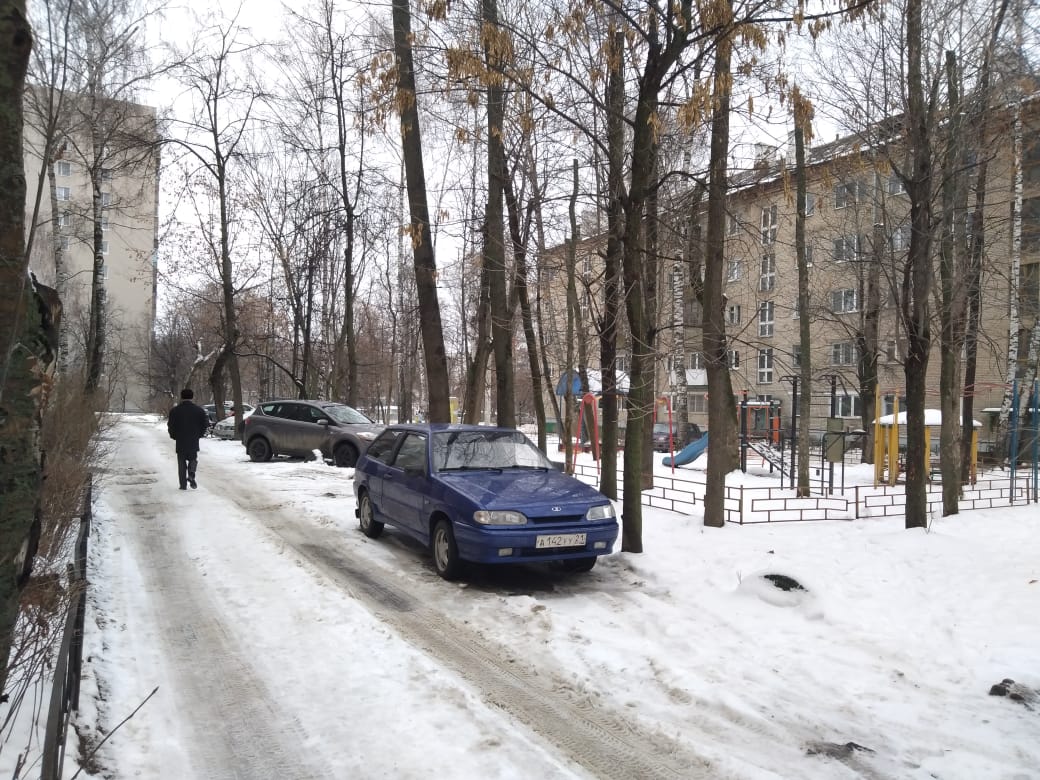 обл. Московская, р-н. Пушкинский, г. Пушкино, ул. Надсоновская, д. 5-придомовая территория