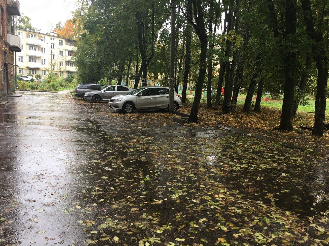 обл. Московская, р-н. Сергиево-Посадский, г. Сергиев Посад, пр-кт. Красной Армии, д. 199А-придомовая территория