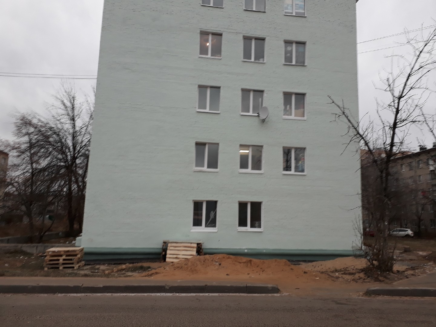 обл. Московская, г. Фрязино, ул. Нахимова, д. 25-фасад здания