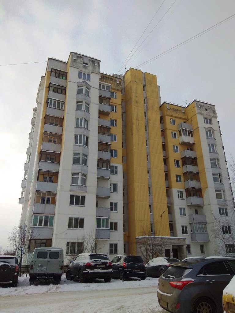 обл. Нижегородская, г. Бор, ул. Луначарского, д. 12А-фасад здания