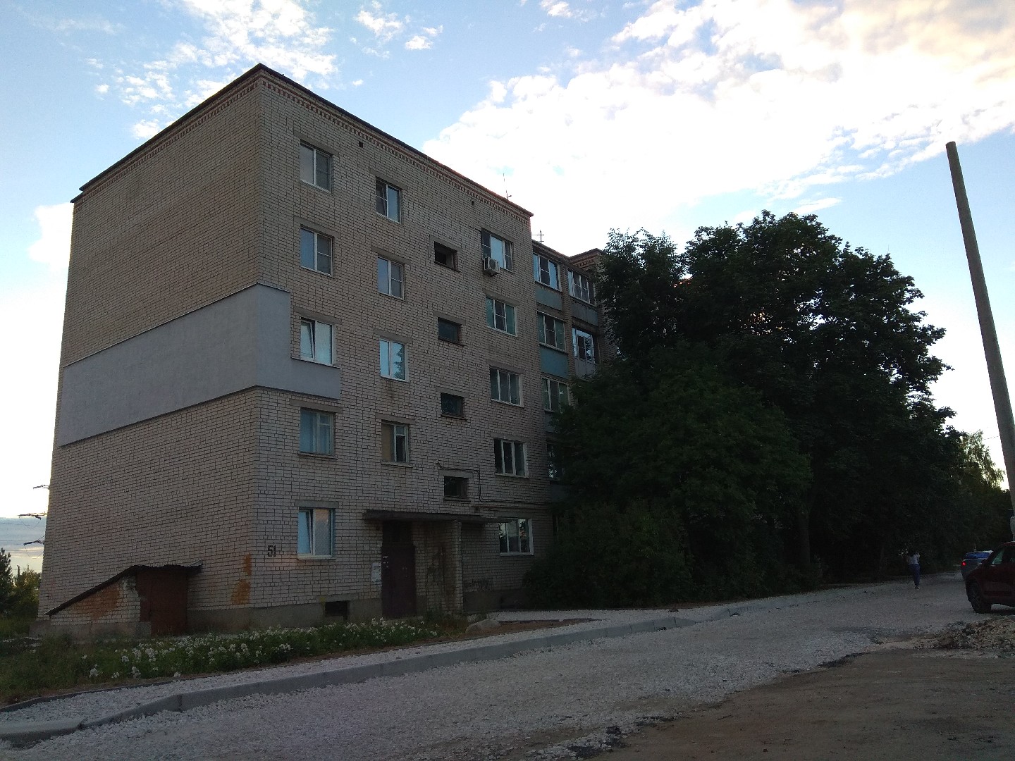 обл. Нижегородская, г. Бор, ул. Нахимова, д. 51-фасад здания