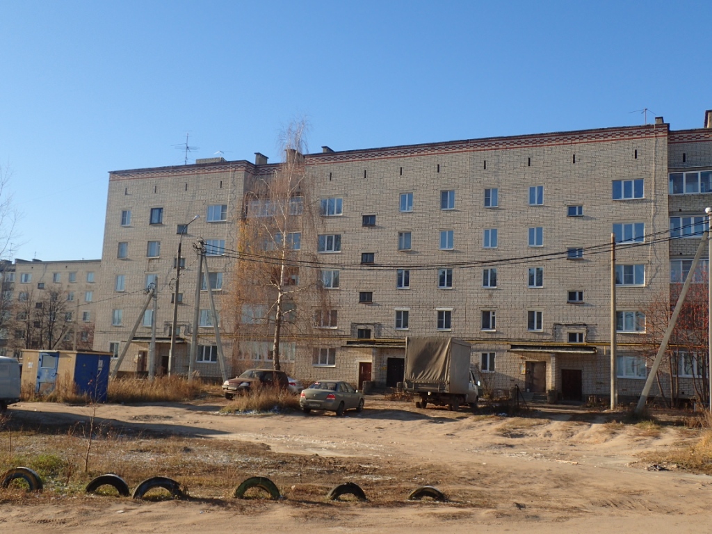 обл. Нижегородская, г. Бор, ул. Нахимова, д. 55-фасад здания