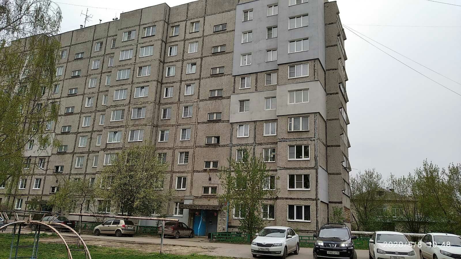 обл. Нижегородская, г. Бор, ул. Фрунзе, д. 93-фасад здания