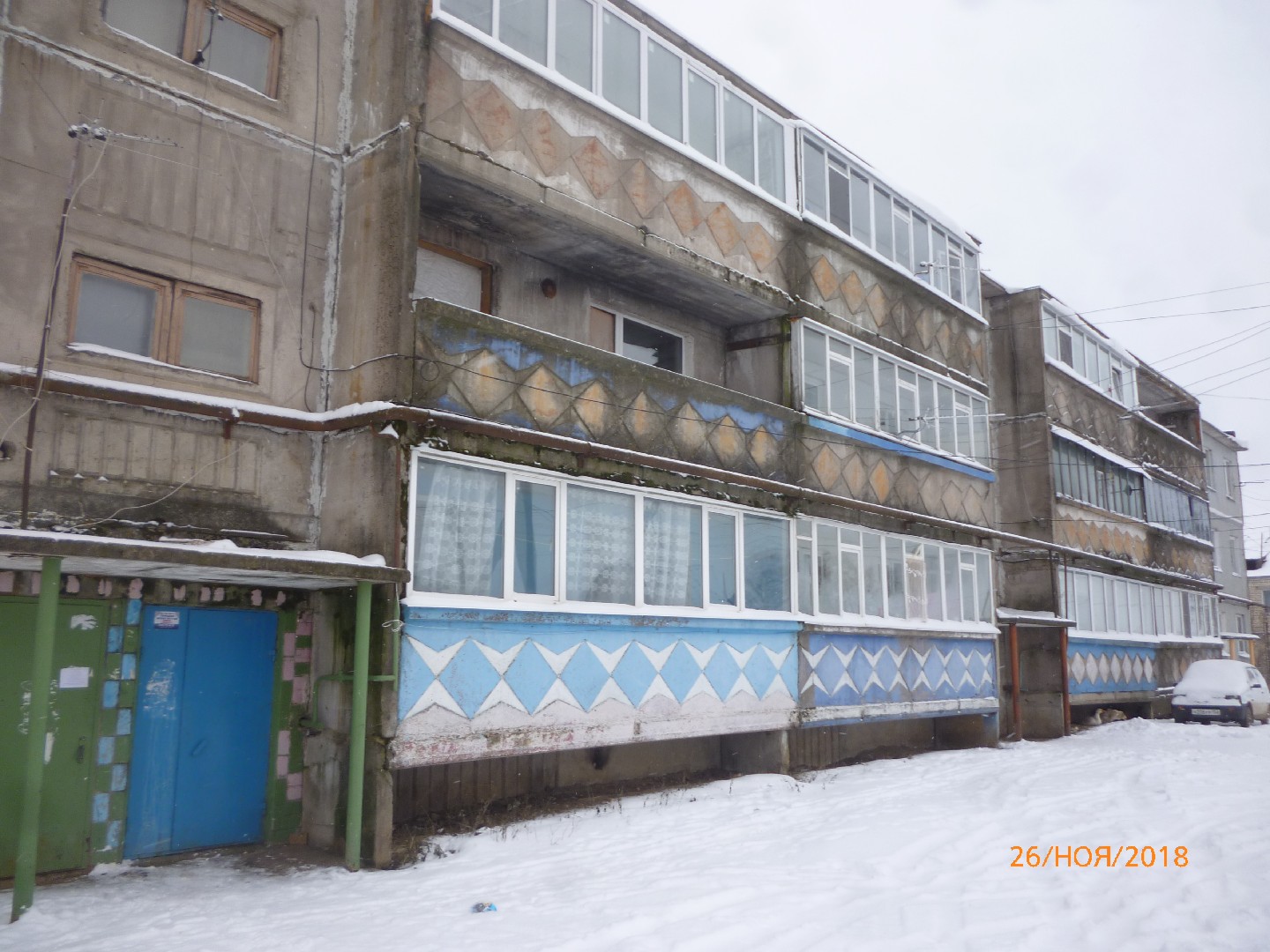 обл. Нижегородская, р-н. Дальнеконстантиновский, п. Дубрава, ул. Молодежная, д. 8-фасад здания