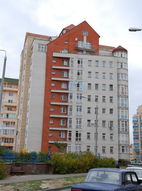 обл. Нижегородская, г. Саров, ул. Курчатова, д. 38-фасад здания