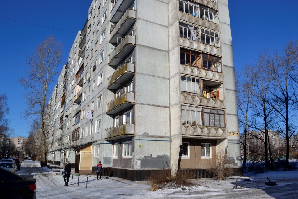 обл. Новгородская, г. Великий Новгород, ул. Попова, д. 13, к. 1-фасад здания