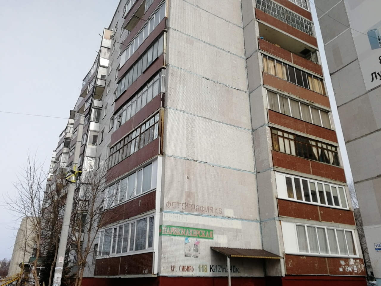 обл. Новосибирская, г. Бердск, ул. Красная Сибирь, д. 118 (дубль 1)-фасад здания