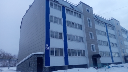 обл. Новосибирская, г. Искитим, ул. Пушкина, д. 21-фасад здания