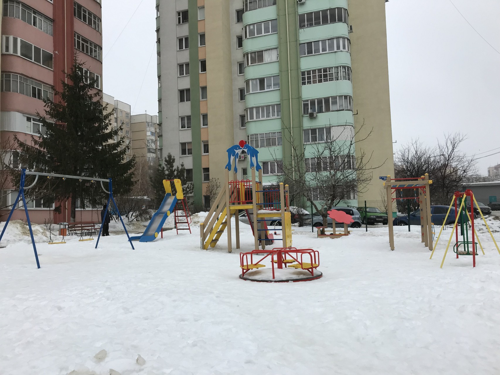 обл. Белгородская, г. Белгород, ул. Николая Чумичова, д. 60-придомовая территория