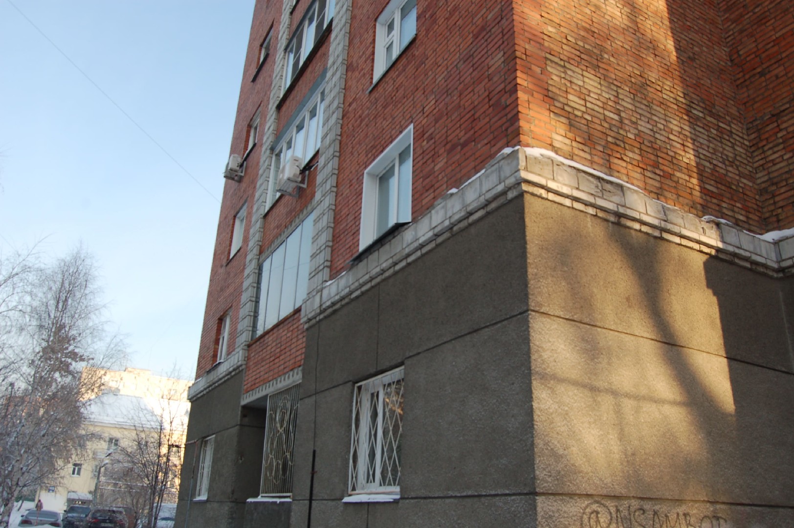 обл. Новосибирская, г. Новосибирск, ул. Чаплыгина, д. 100-фасад здания