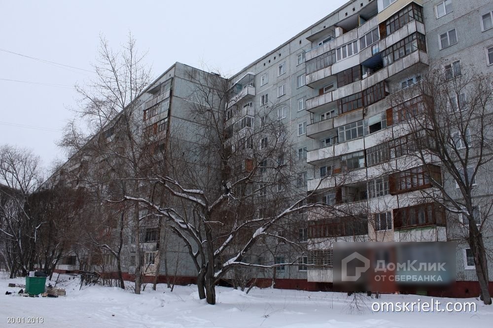 обл. Омская, г. Омск, ул. Гашека, д. 20-фасад здания