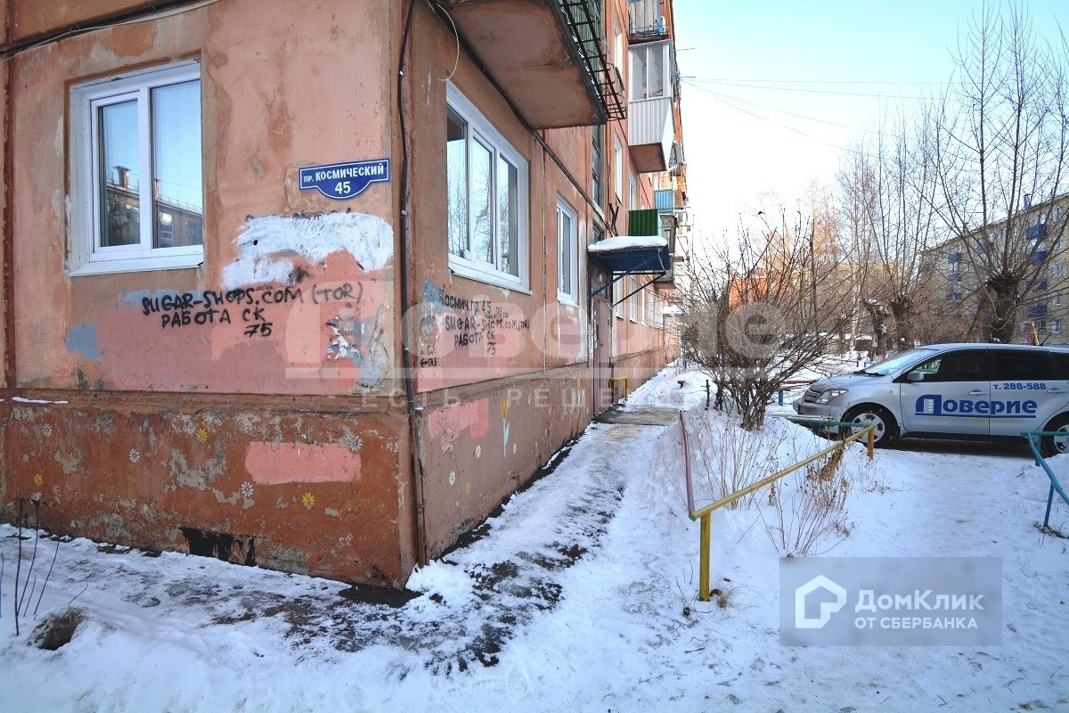 обл. Омская, г. Омск, пр-кт. Космический, д. 45-придомовая территория