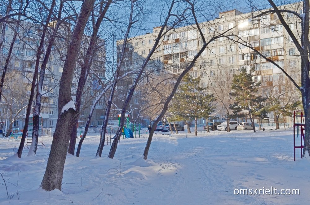 обл. Омская, г. Омск, ул. Лермонтова, д. 130, к. Б-придомовая территория