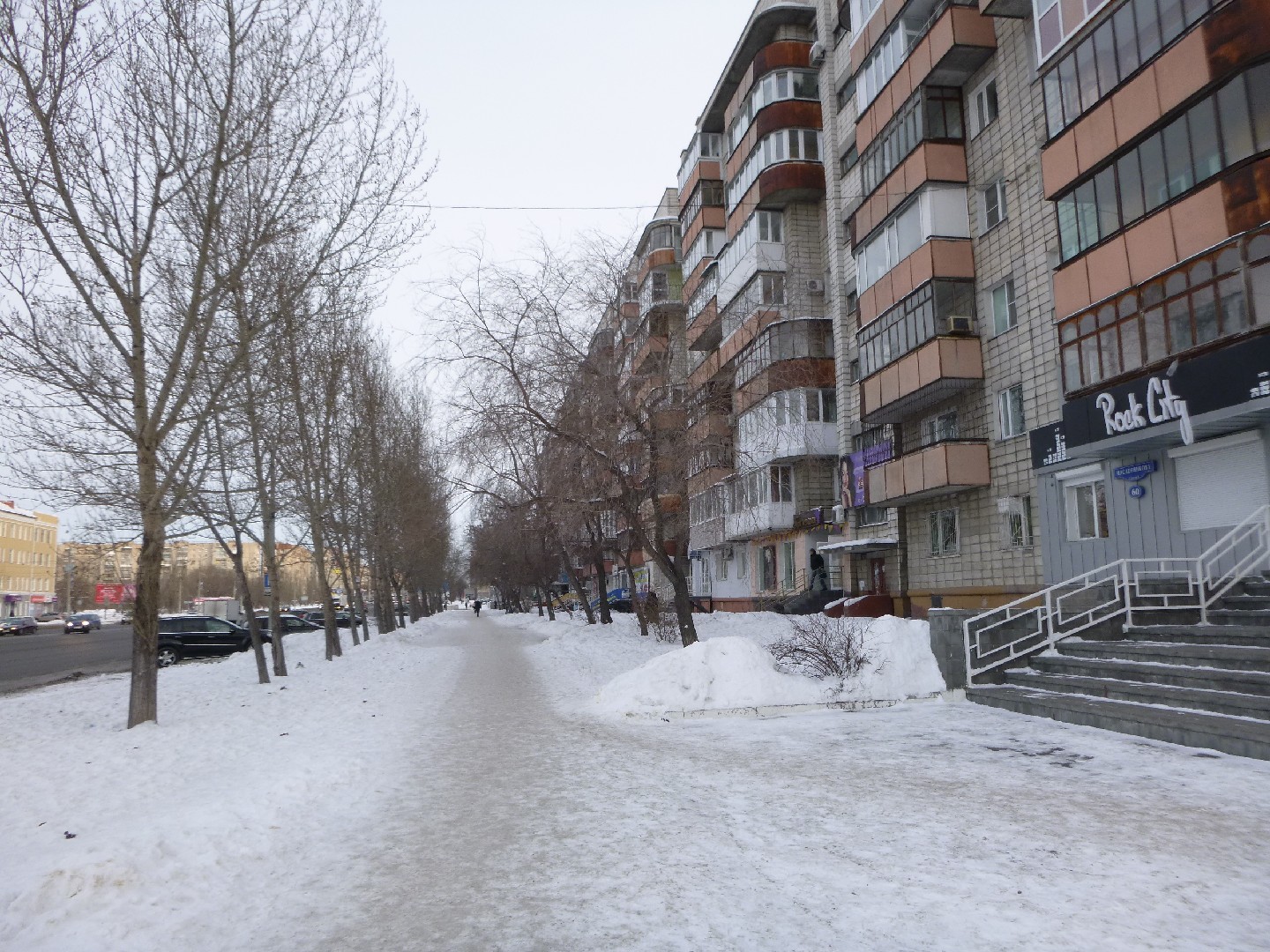 обл. Омская, г. Омск, ул. Масленникова, д. 60-придомовая территория