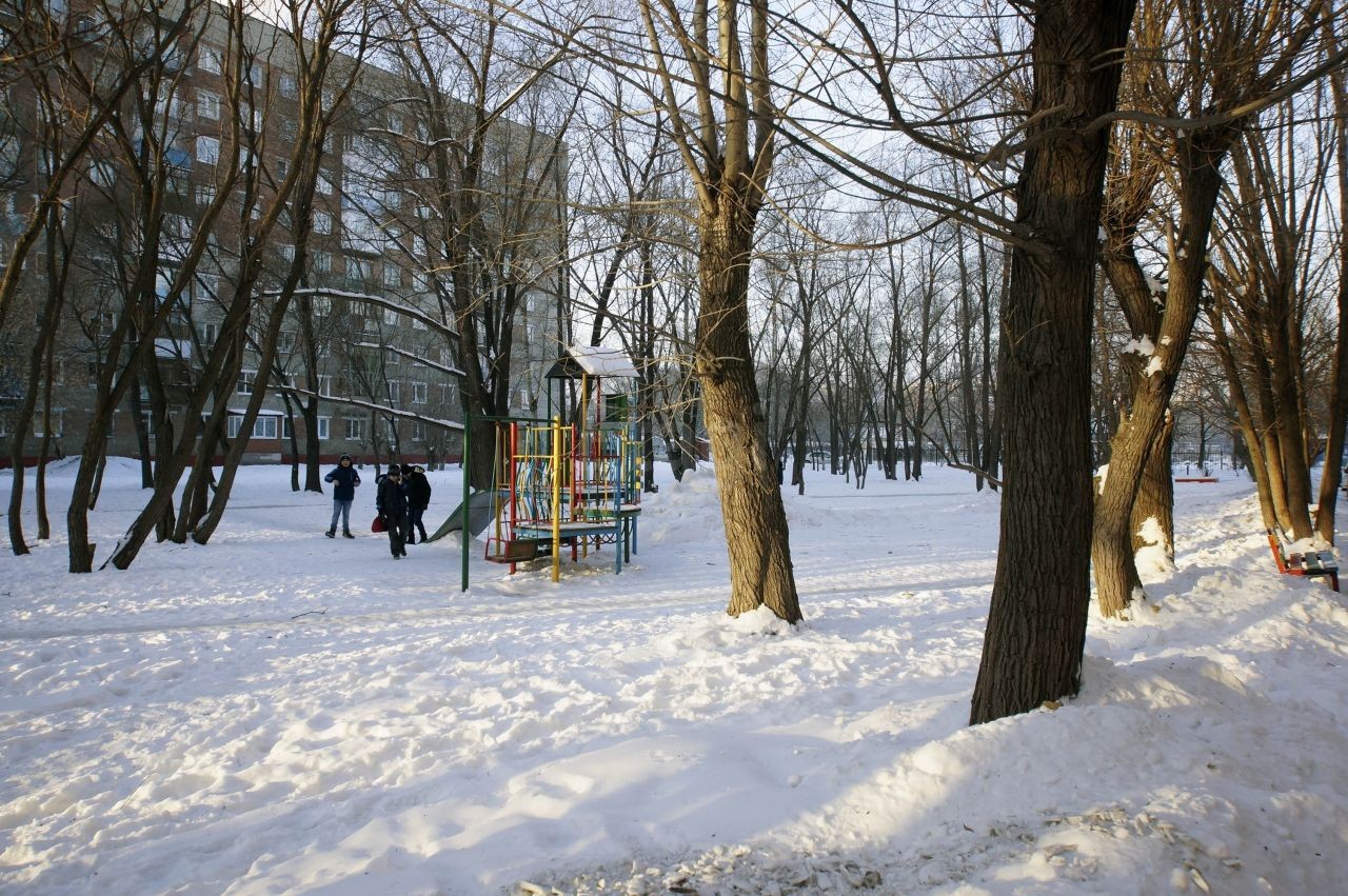 обл. Омская, г. Омск, ул. Транспортная 4-я, д. 40-придомовая территория