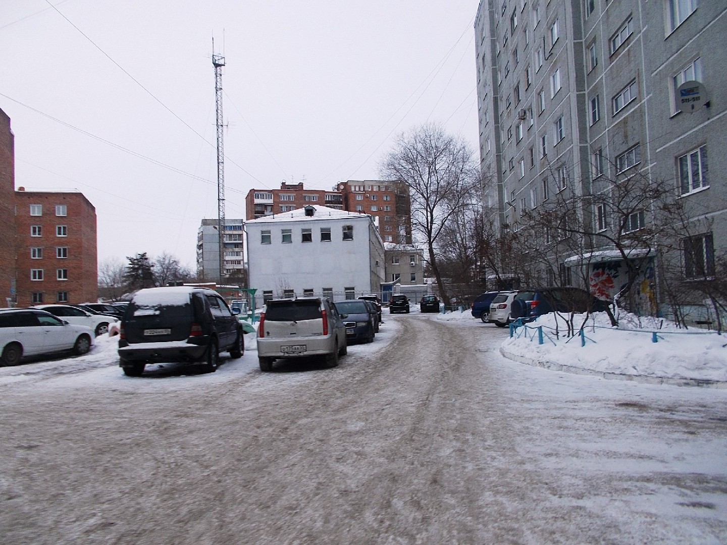 обл. Омская, г. Омск, ул. Химиков, д. 45-придомовая территория