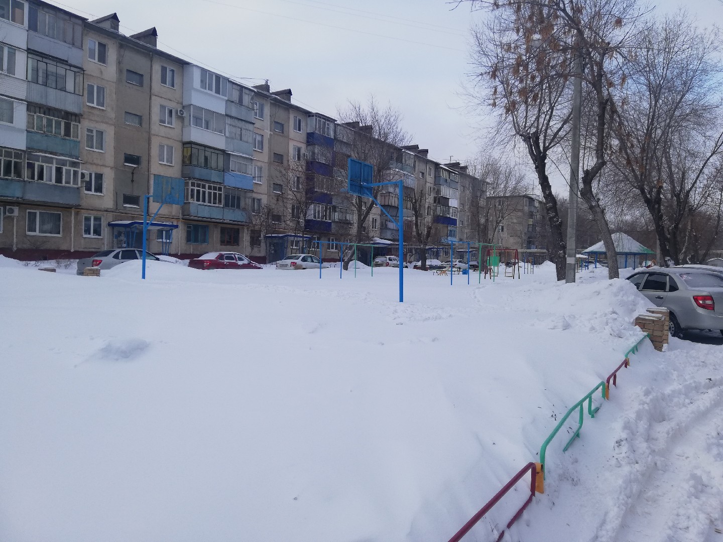 обл. Оренбургская, г. Оренбург, ул. Народная, д. 12/1-придомовая территория