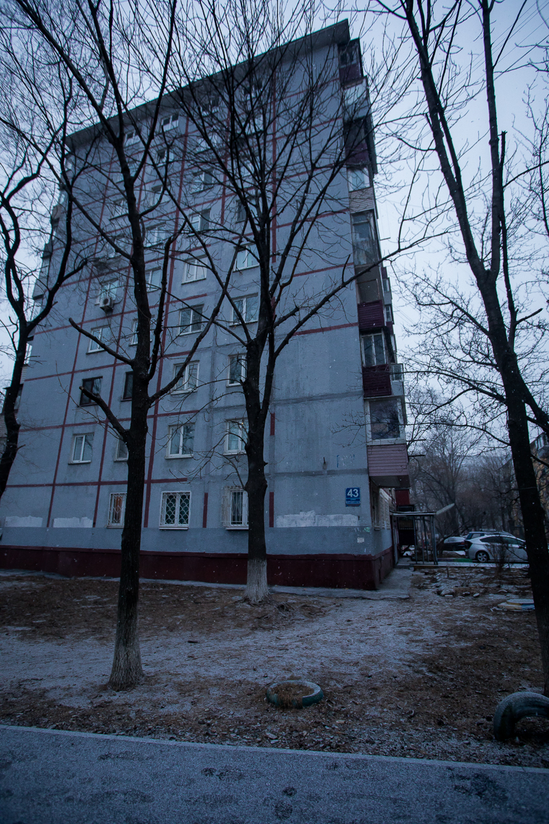 край. Приморский, г. Владивосток, ул. Бородинская, д. 43-фасад здания