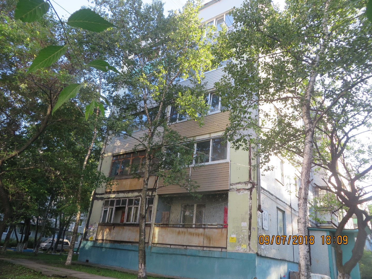 край. Приморский, г. Находка, ул. Пирогова, д. 54-фасад здания