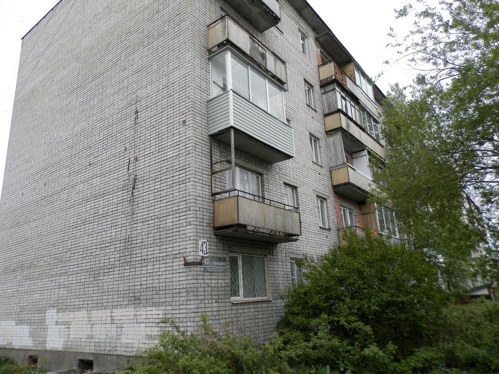 Респ. Карелия, г. Петрозаводск, ул. Луначарского, д. 43-фасад здания