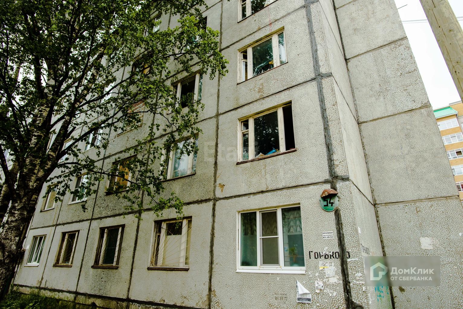 Респ. Коми, г. Сыктывкар, ул. Горького, д. 54-фасад здания