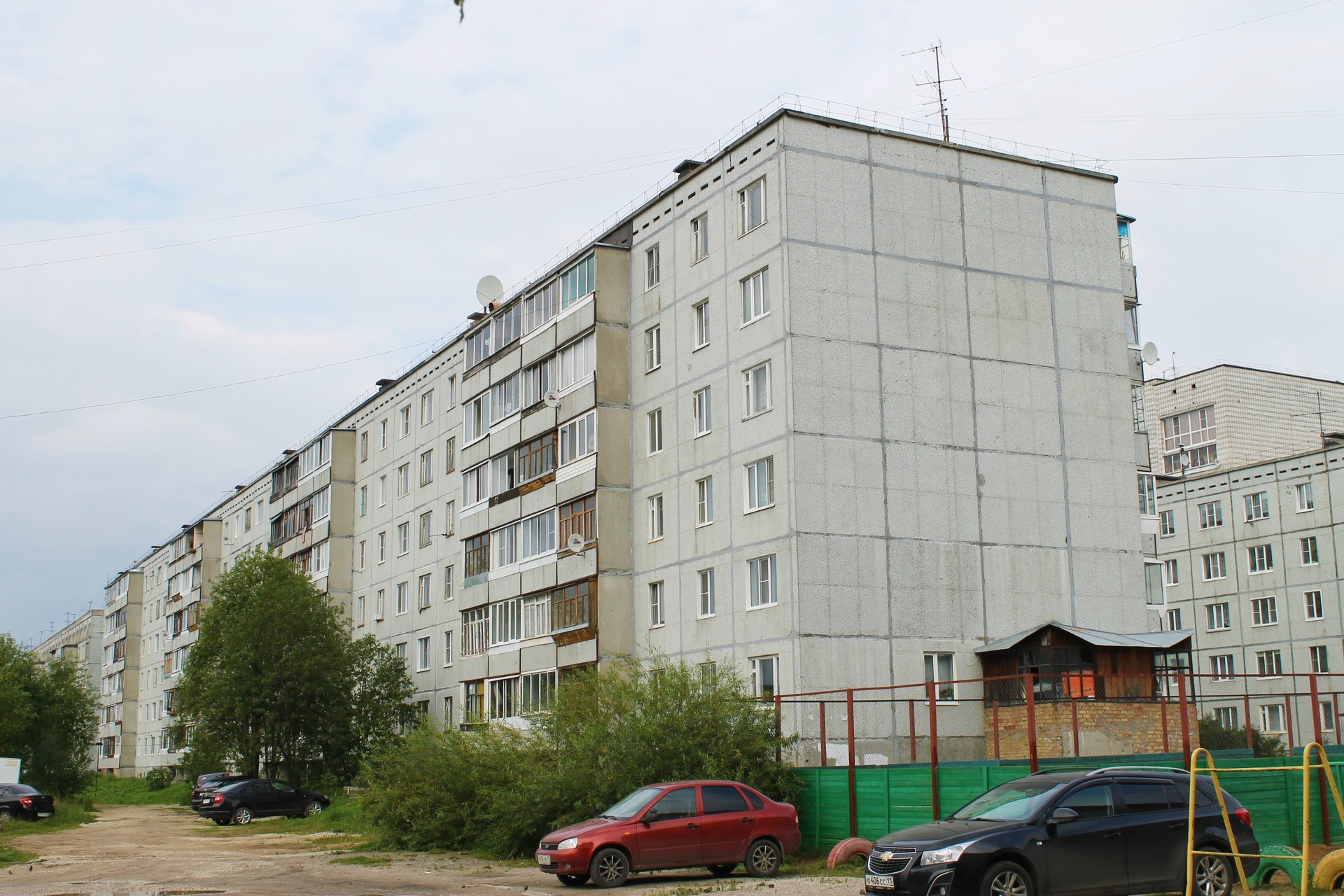 Респ. Коми, г. Сыктывкар, ул. Пушкина, д. 134-фасад здания