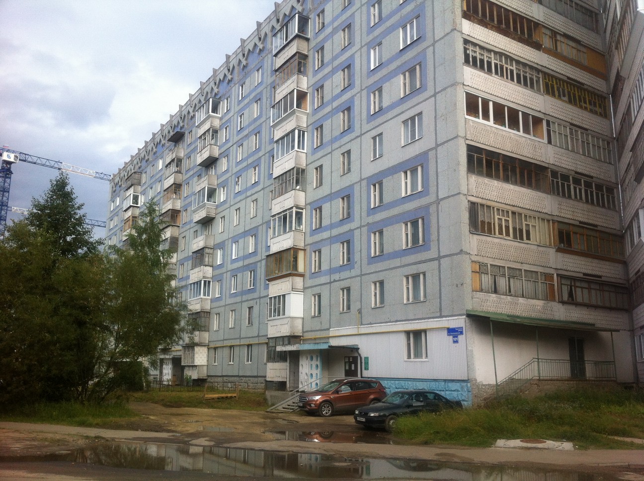 Респ. Коми, г. Сыктывкар, ул. Тентюковская, д. 101-фасад здания