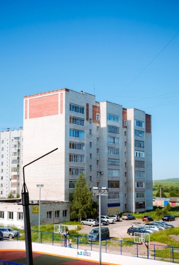 Респ. Коми, г. Ухта, ул. Куратова, д. 16-фасад здания