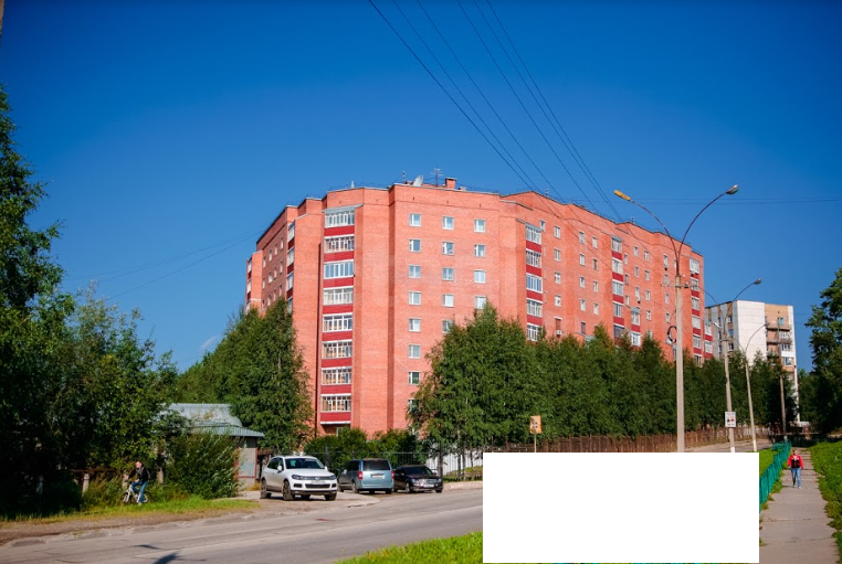 Респ. Коми, г. Ухта, ул. Советская, д. 1-фасад здания