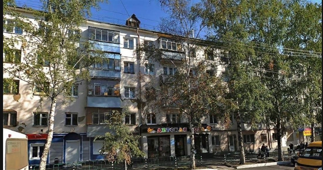 Респ. Мордовия, г. Саранск, ул. Полежаева, д. 117-фасад здания