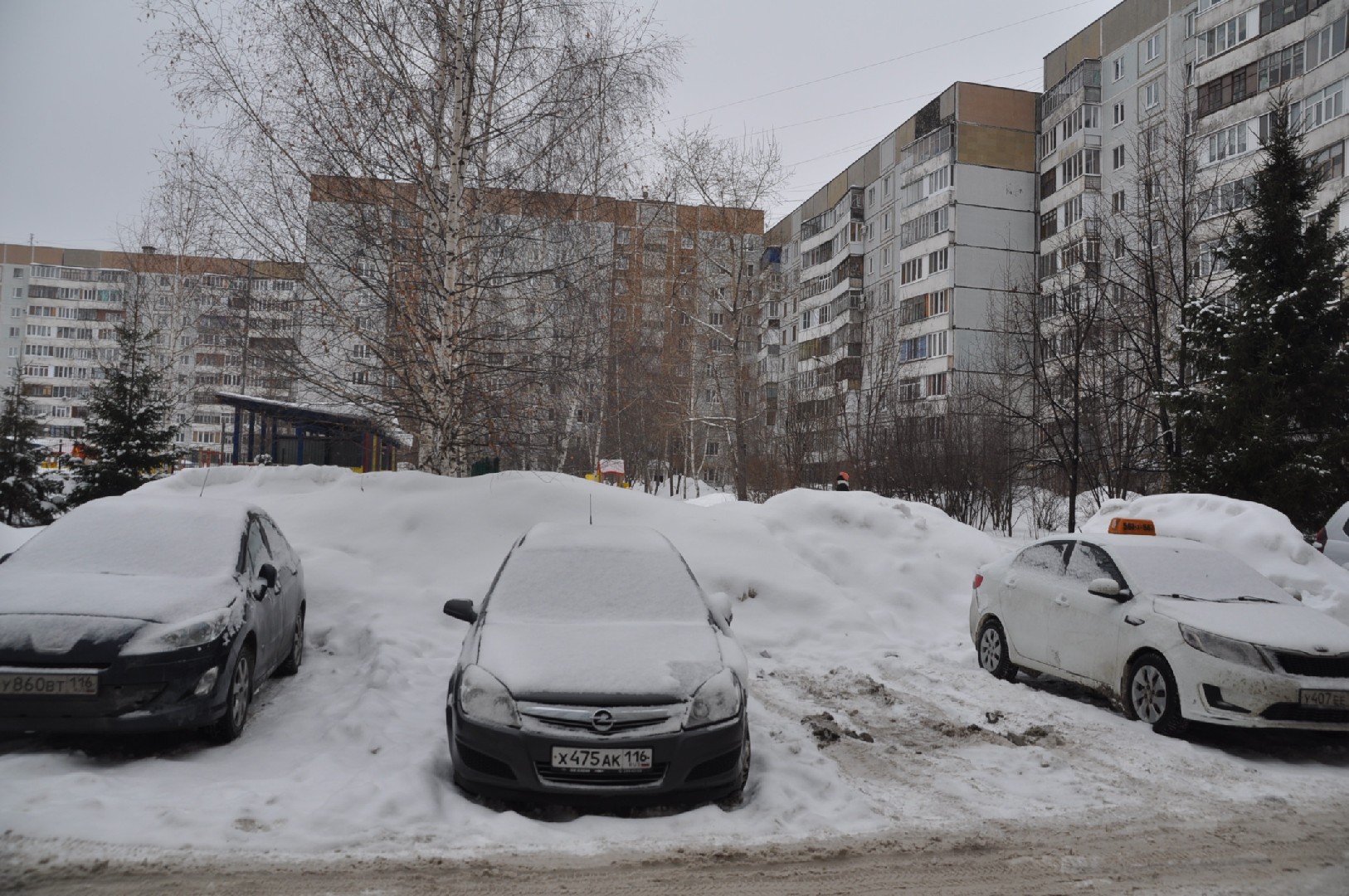 Респ. Татарстан, г. Казань, ул. Ломжинская, д. 16-придомовая территория